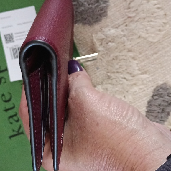 Kate Spade large slim billfold wallet new with tags♠️ - Picture 8 of 13